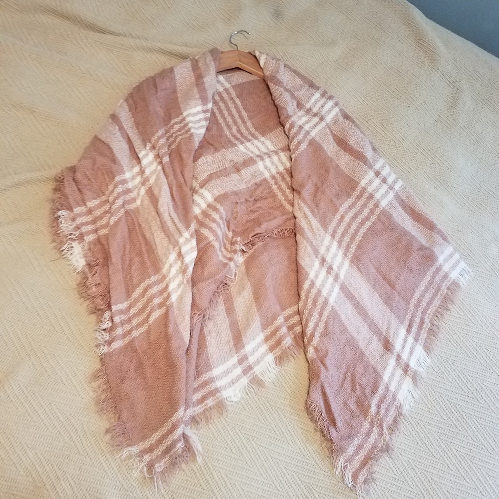 Light Brown and White scarf